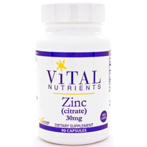 Zinc Citrate (30mg) - 90 capsules