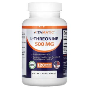 L-Threonine, 500 mg , 120 Vegetable Capsules